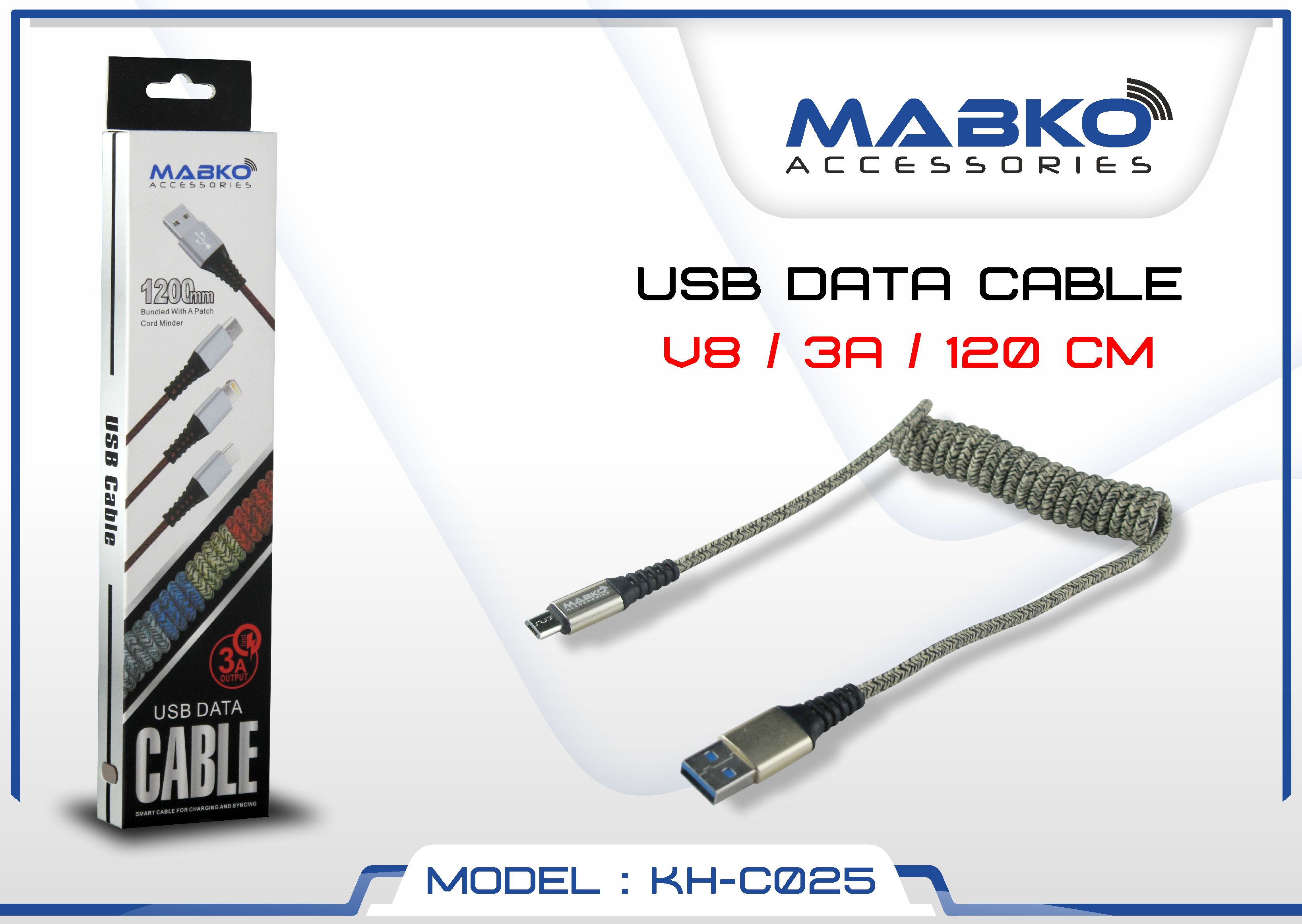 MABKO CABLE 2M 2.4A KH-C52