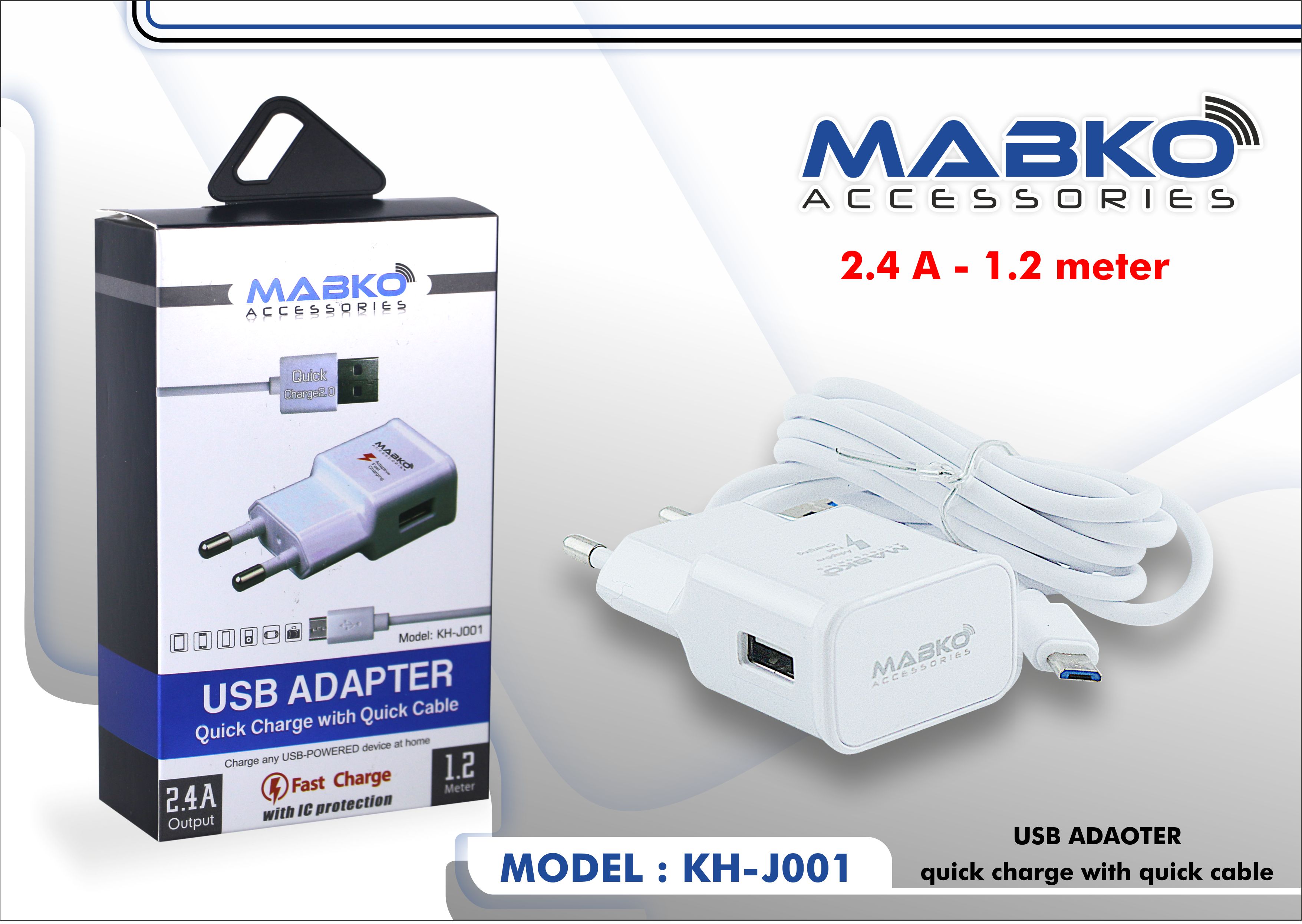 CHARGER 2,1A KH-J003