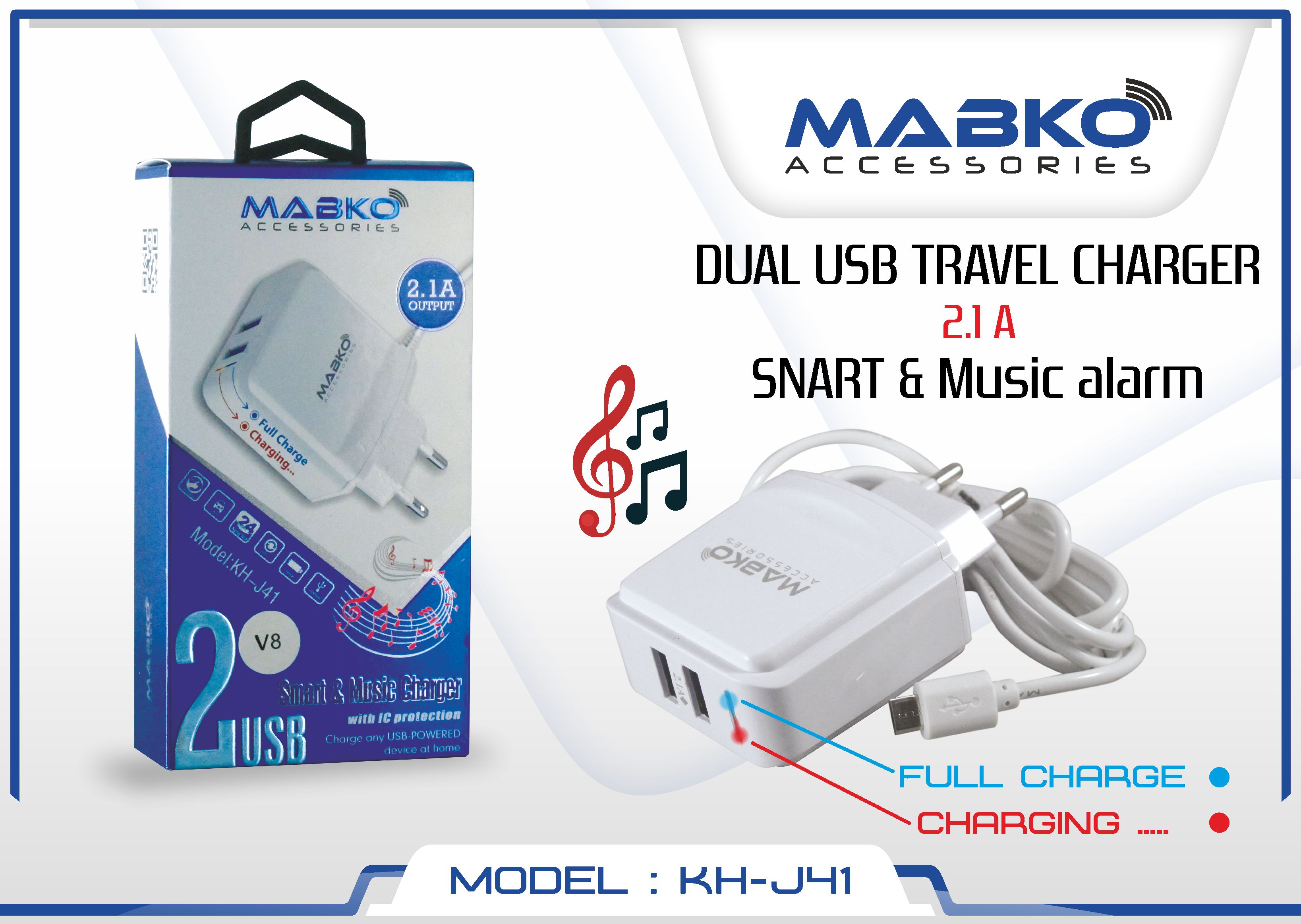 KH-J41 MABKO CHARGER 2.1A